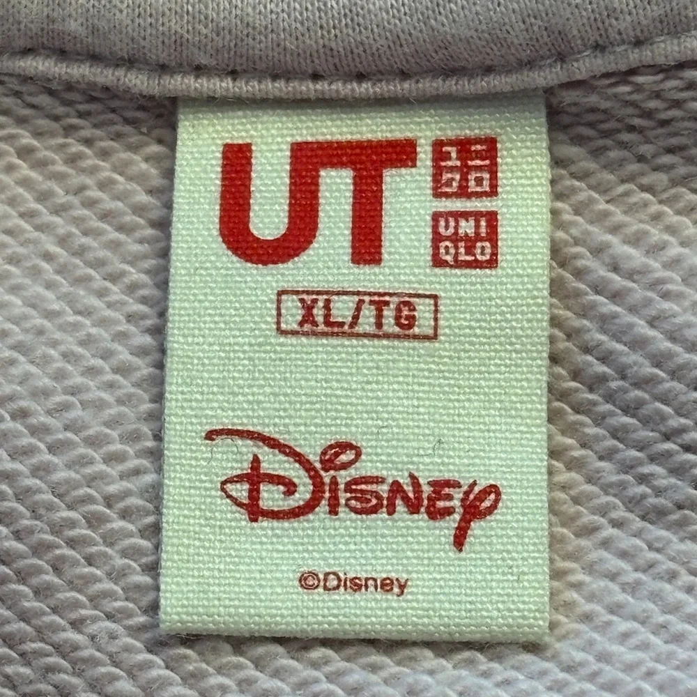 Uniqlo UT Disney Bambi Thumper Sketchbook Oversized Crewneck Lilac XL - Picture 3 of 11